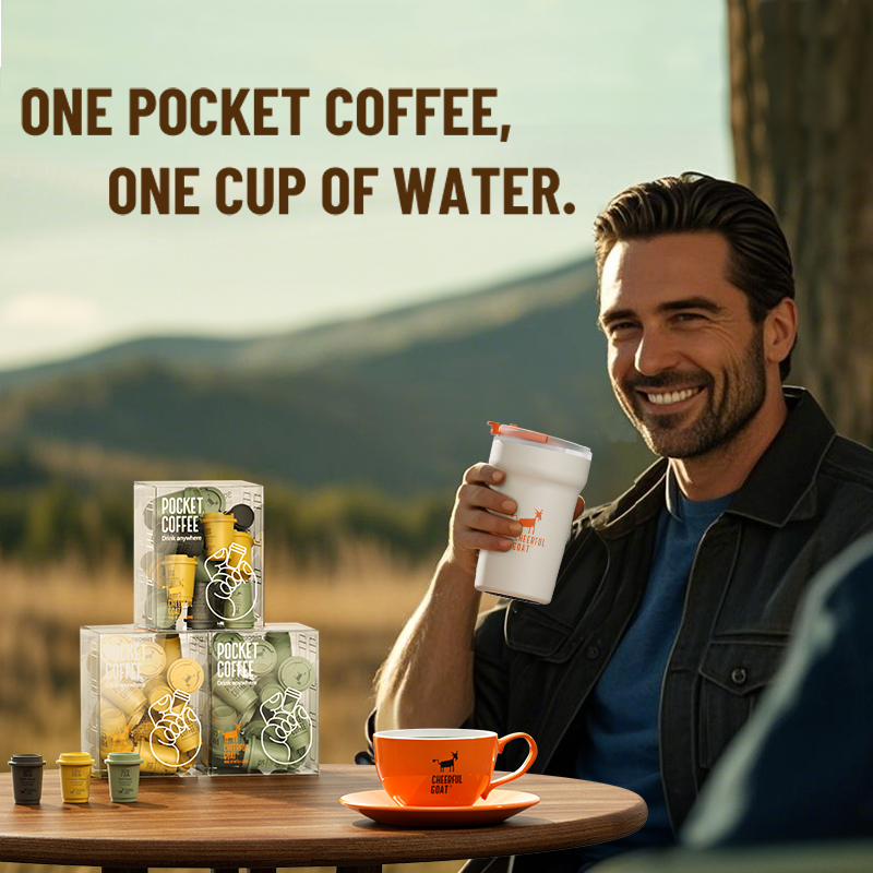 Additional Cheerful Goat freeze-dried coffee image.