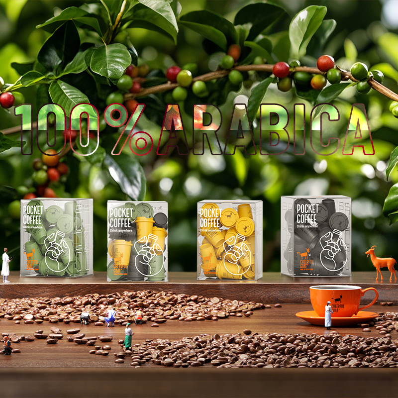 Additional Cheerful Goat freeze-dried coffee image.