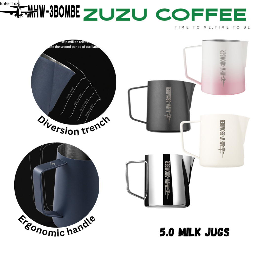 MHW-3BOMBER Milk Frothing Pitcher 5.0 拉花缸补充图片。